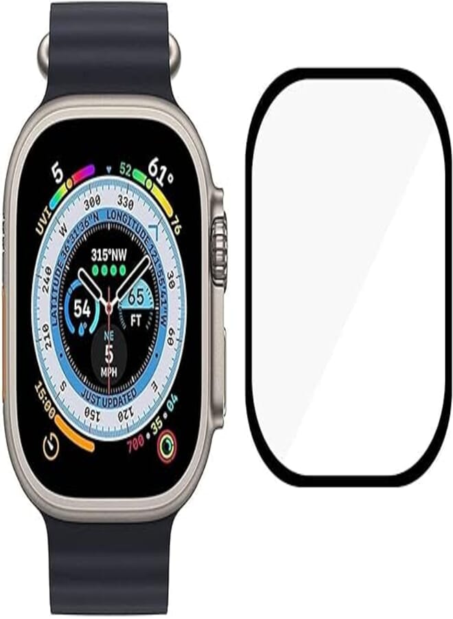 Generic Compatible with Apple Watch Series 8 Ultra 49mm Bubble Free Installation Protection Skin Decal